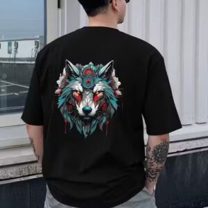 DARK DRIVE MEN'S OVERSIZED GRAPHIC T-SHIRT
