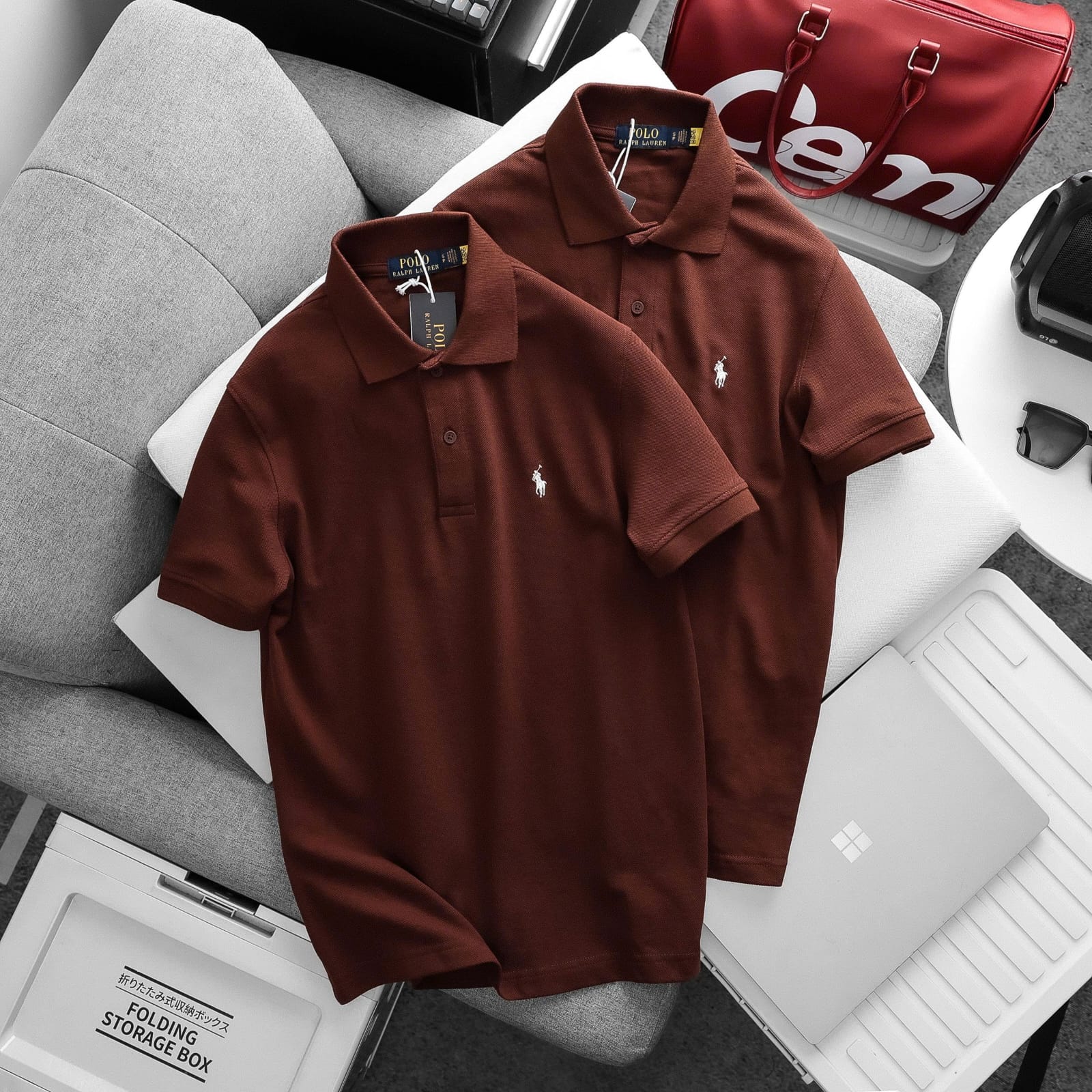 FIRST COPY RALPH LAUREN IMPORTED COTTON SUMMER POLO T-SHIRT - Image 9