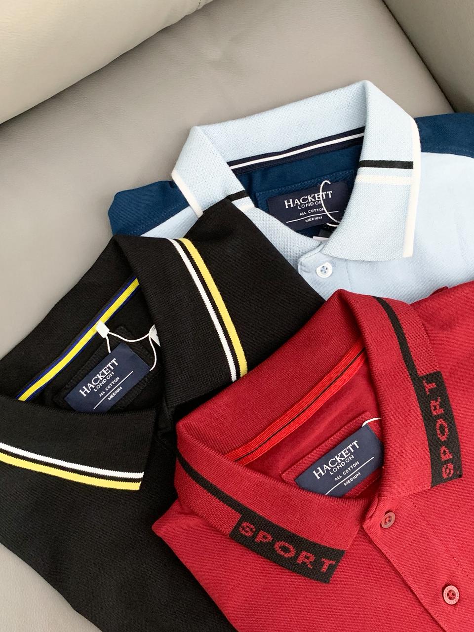 HACKETT REPLICA COTTON SUMMER POLO T-SHIRT - Image 13