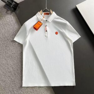 HERMES LUXURY BRANDED SUMMER POLO T-SHIRT