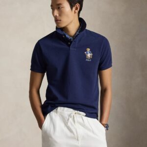 POLO RALPH LAUREN IMPORTED COTTON CASUAL WEAR POLO T-SHIRT